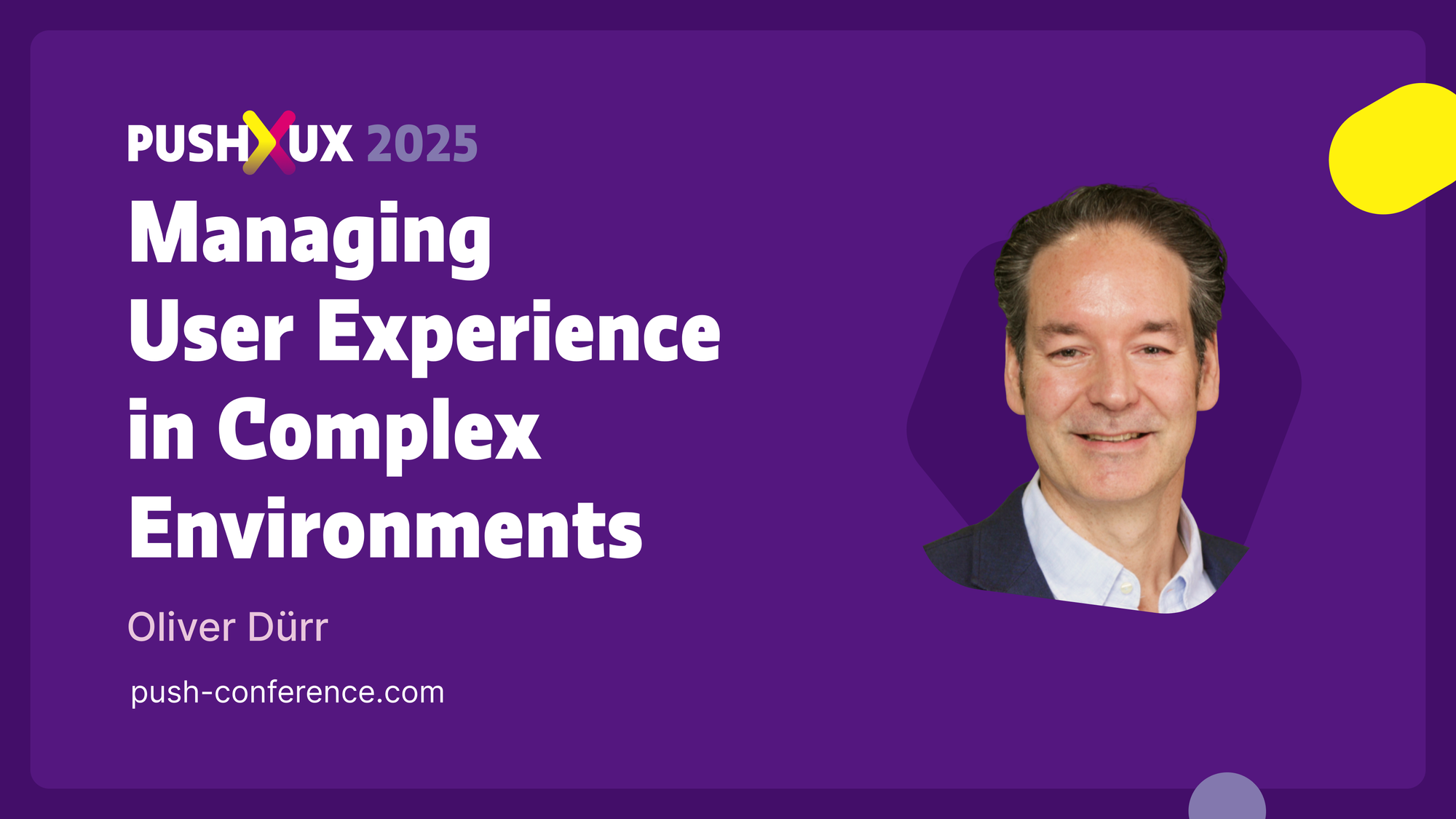 Managing User Experience in Complex Environments