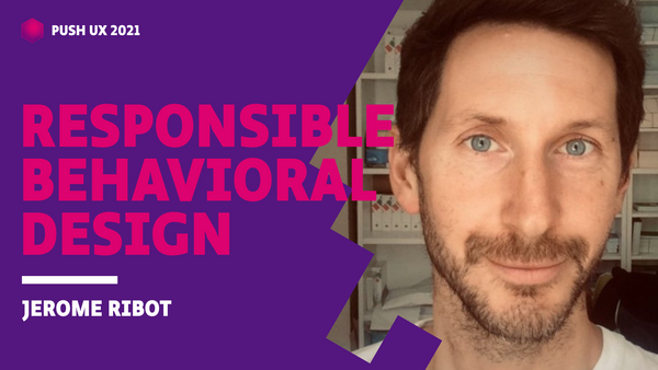 Responsible Behavioural Design - From Manipulation to Mastery